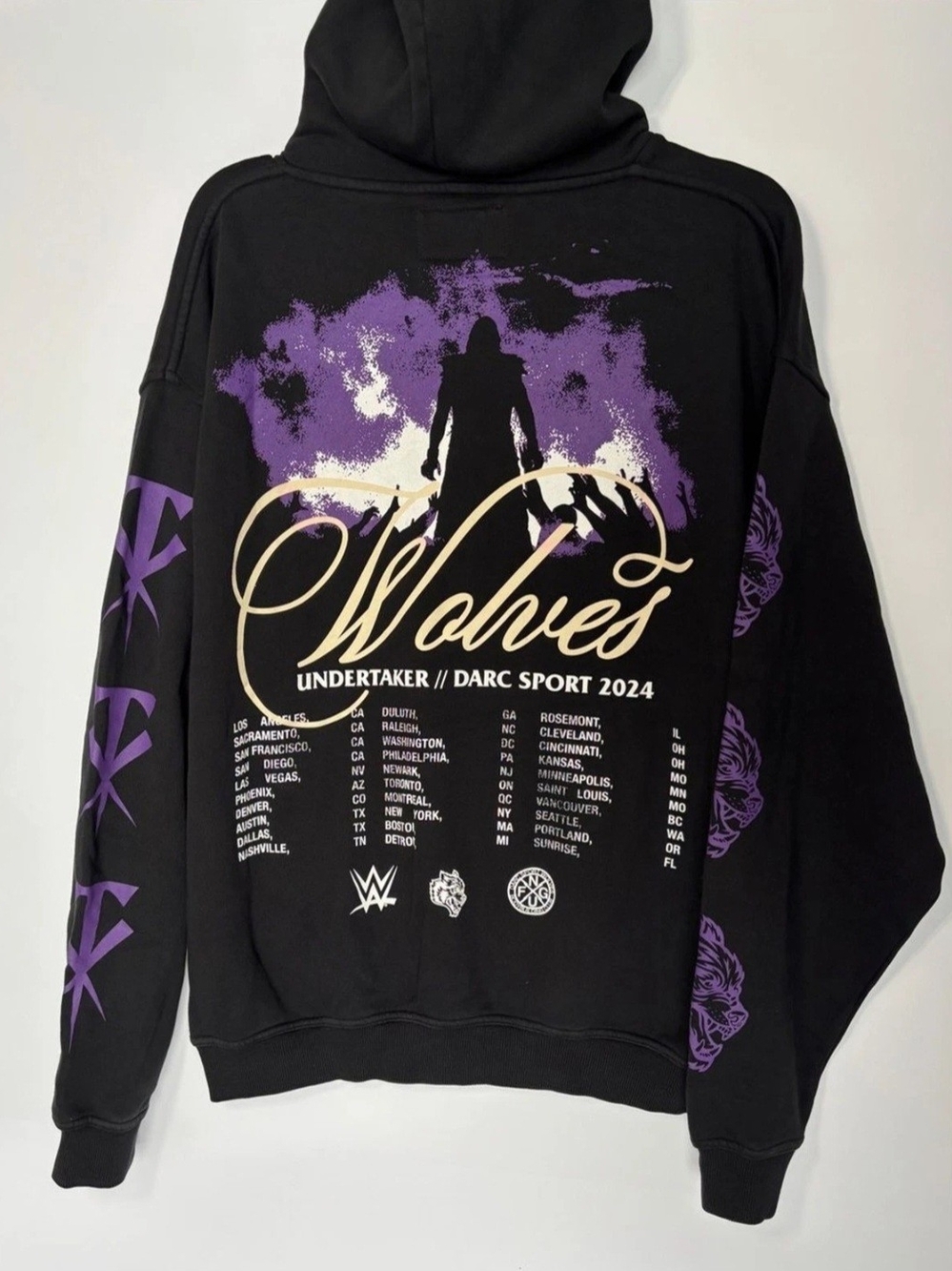 Darc Sport x WWE Undertaker From the Grave Hoodie Black Size Large 1 of 500 NWT